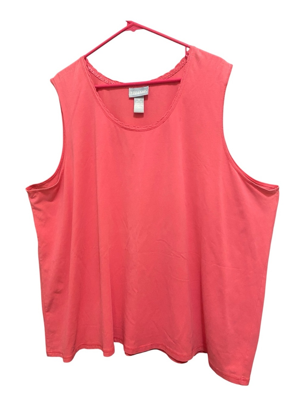 Liz & Me pink  Scoop Neck Tank
